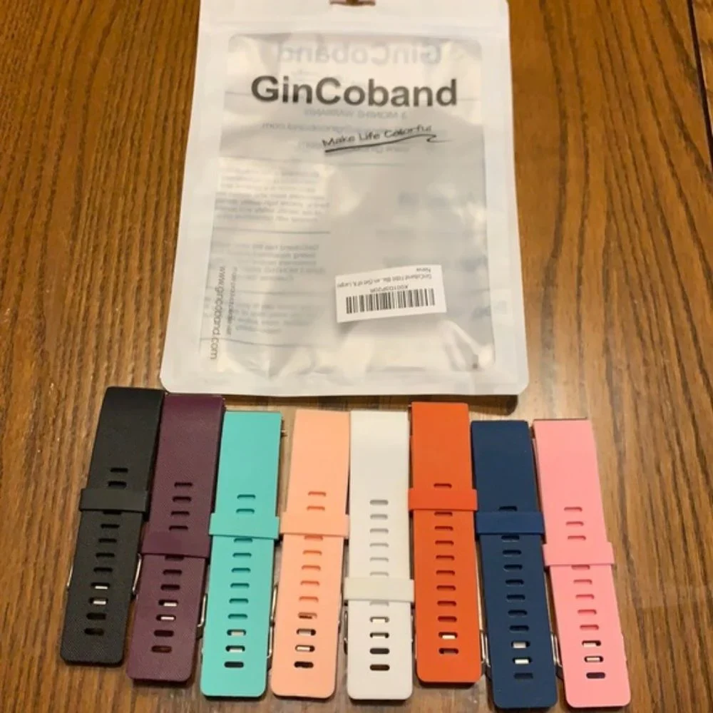 Fitbit Blaze Watch Bands 8 piece set soft silicone replacement blaze ban…